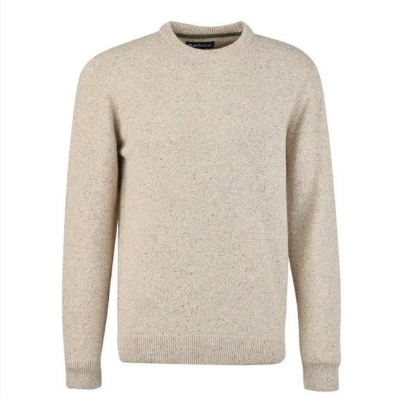 Barbour Pullover Maglia Uomo Essential Tisbury in lana Stone A24 - BARBOURMKN0844 - ST51 - L - Francavilla Moda